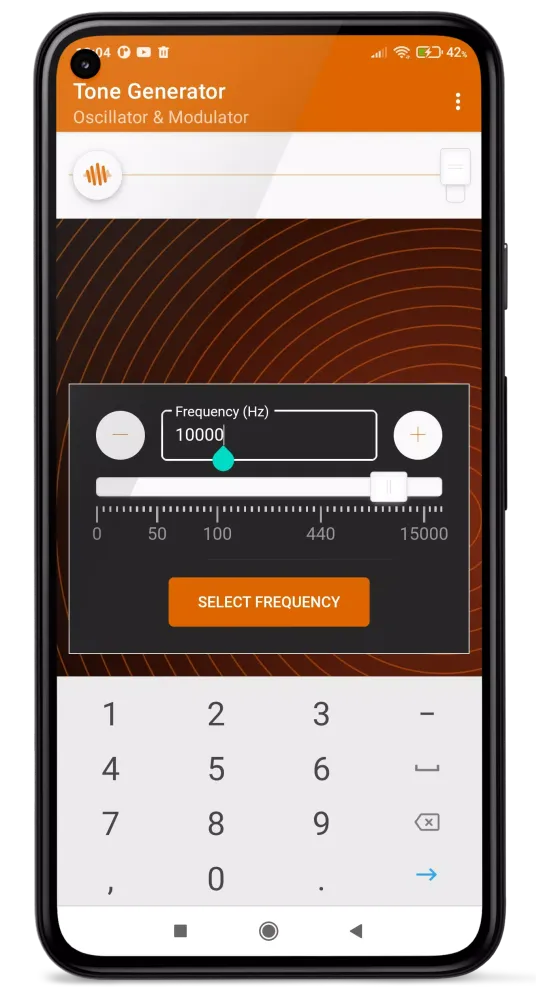 Multi-Frequency Tone Generator 스크린샷