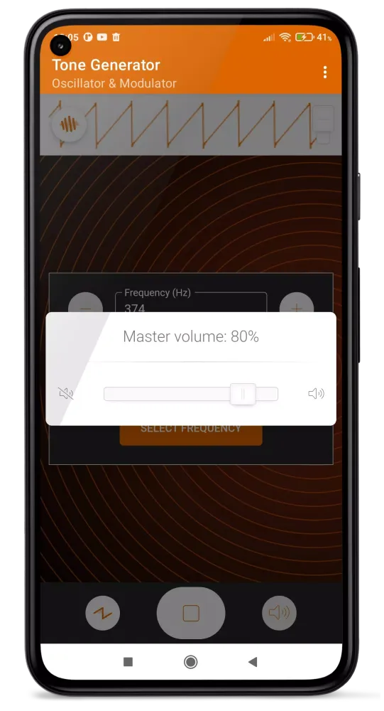 Multi-Frequency Tone Generator 스크린샷