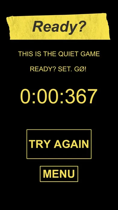 Capturas de tela do Quiet Game