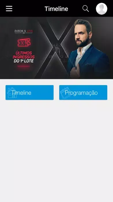 Tangkapan layar Fator X Live | App Oficial