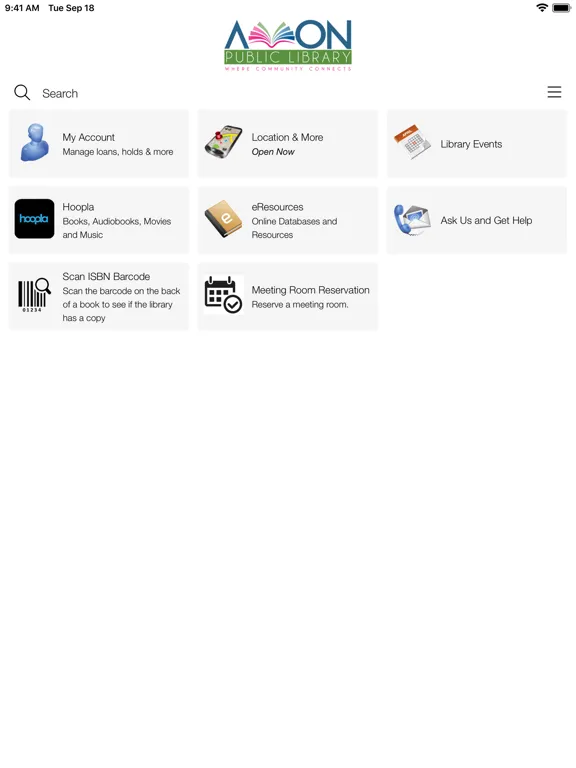 Avon Washington Twp Public Lib iPad 应用截图