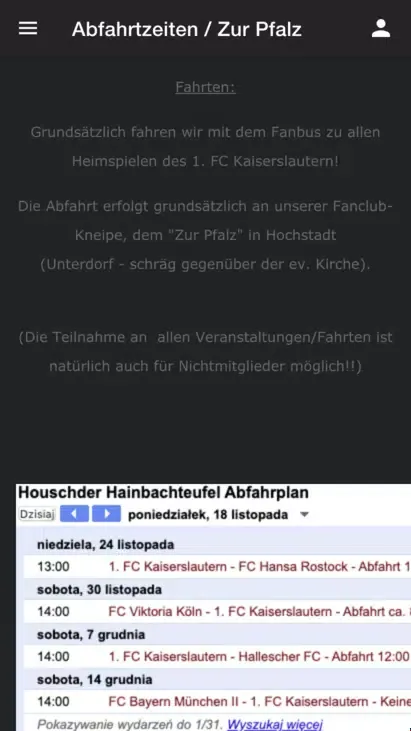 Ảnh chụp màn hình của Houschder Hainbachteufel