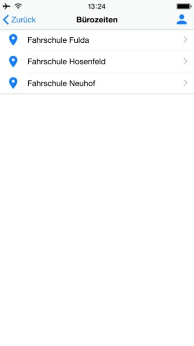 Tangkapan skrin Fahrschule Gerhard Weber