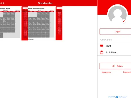 Zrzuty ekranu Fahrschule Korte GmbH iPad 