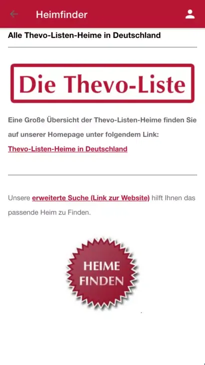 Zrzuty ekranu Die Thevo-Liste