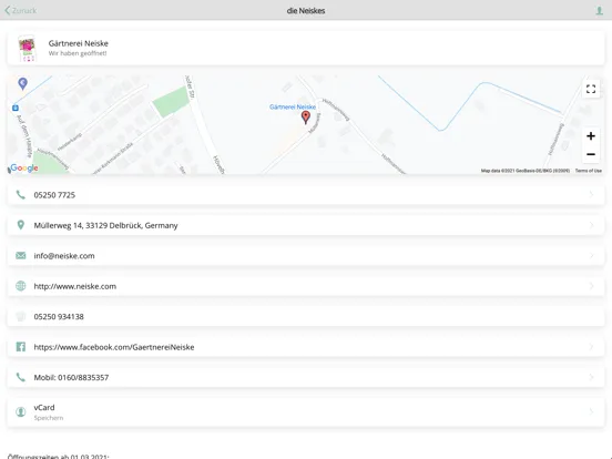 Neiske - Deine Gärtnerei iPad  Screenshots
