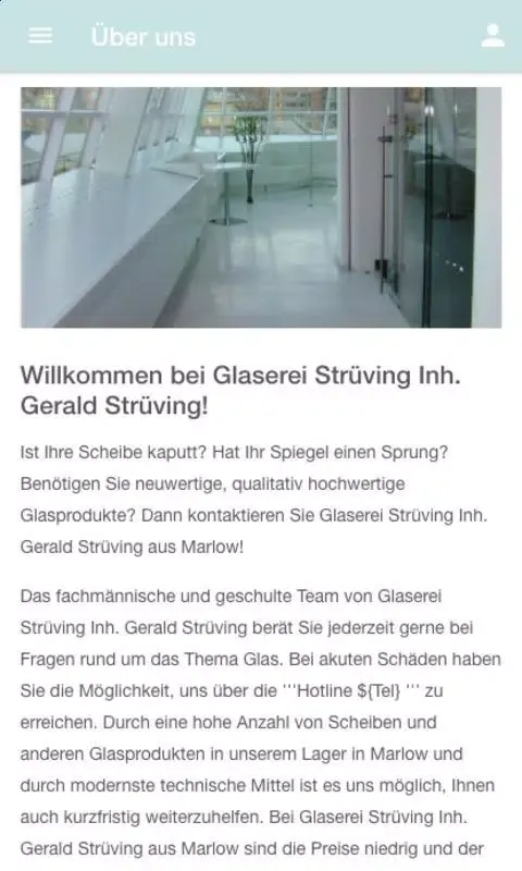 Glaserei Strüving سکرین شاٹس