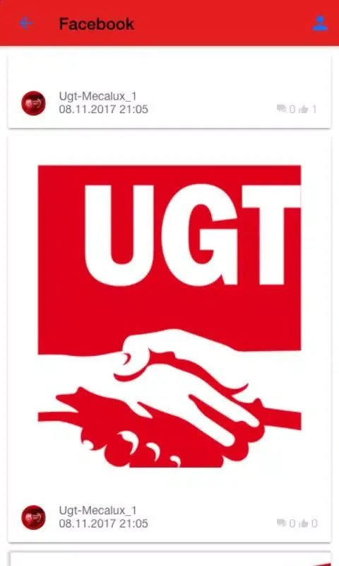 Скриншоты Sección Sindical UGT_MECALUX