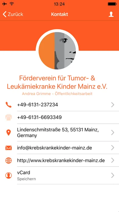 Tangkapan skrin Krebskranke Kinder Mainz