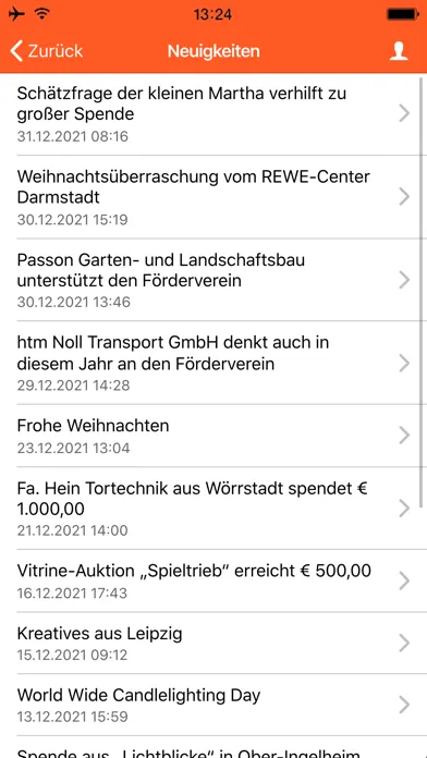 Tangkapan skrin Krebskranke Kinder Mainz
