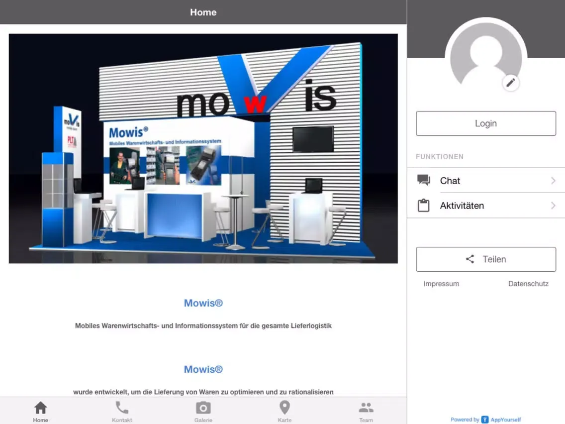 Movis Mobile Vision GmbH iPad  스크린샷