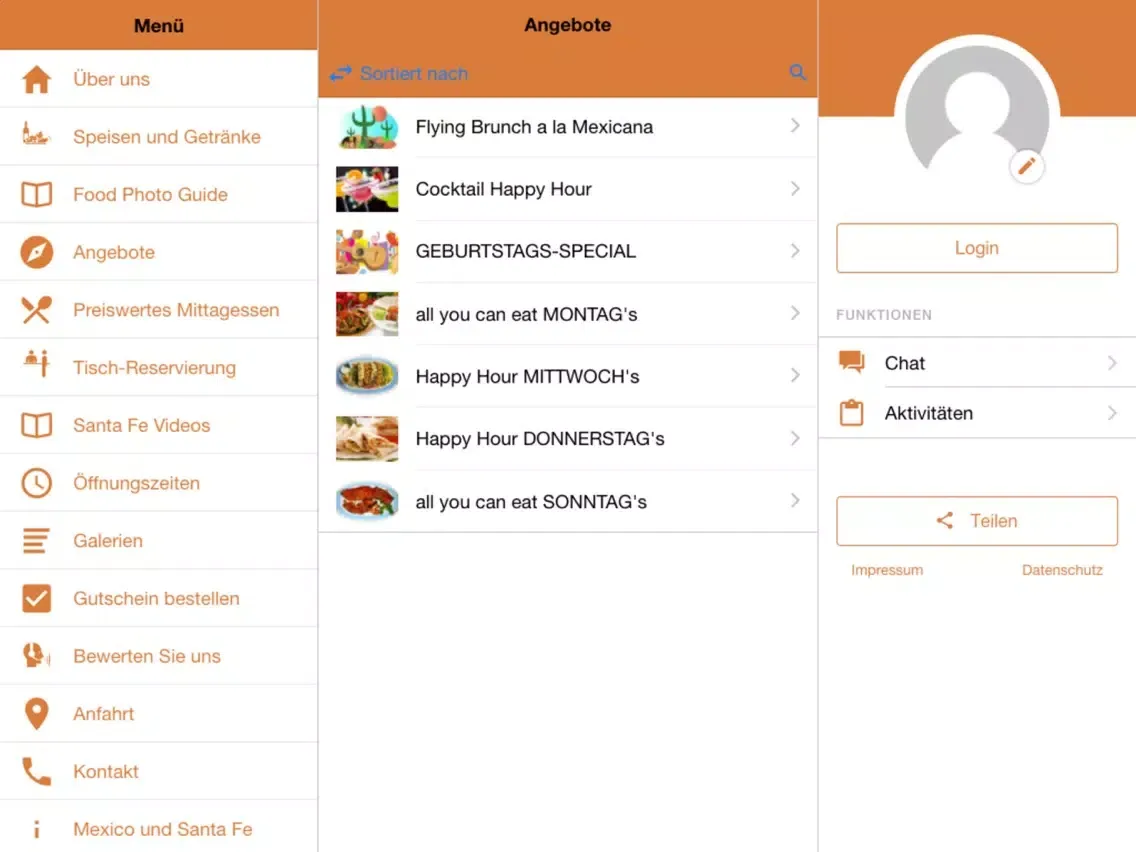 ภาพหน้าจอของ Tex Mex Santa Fe iPad 