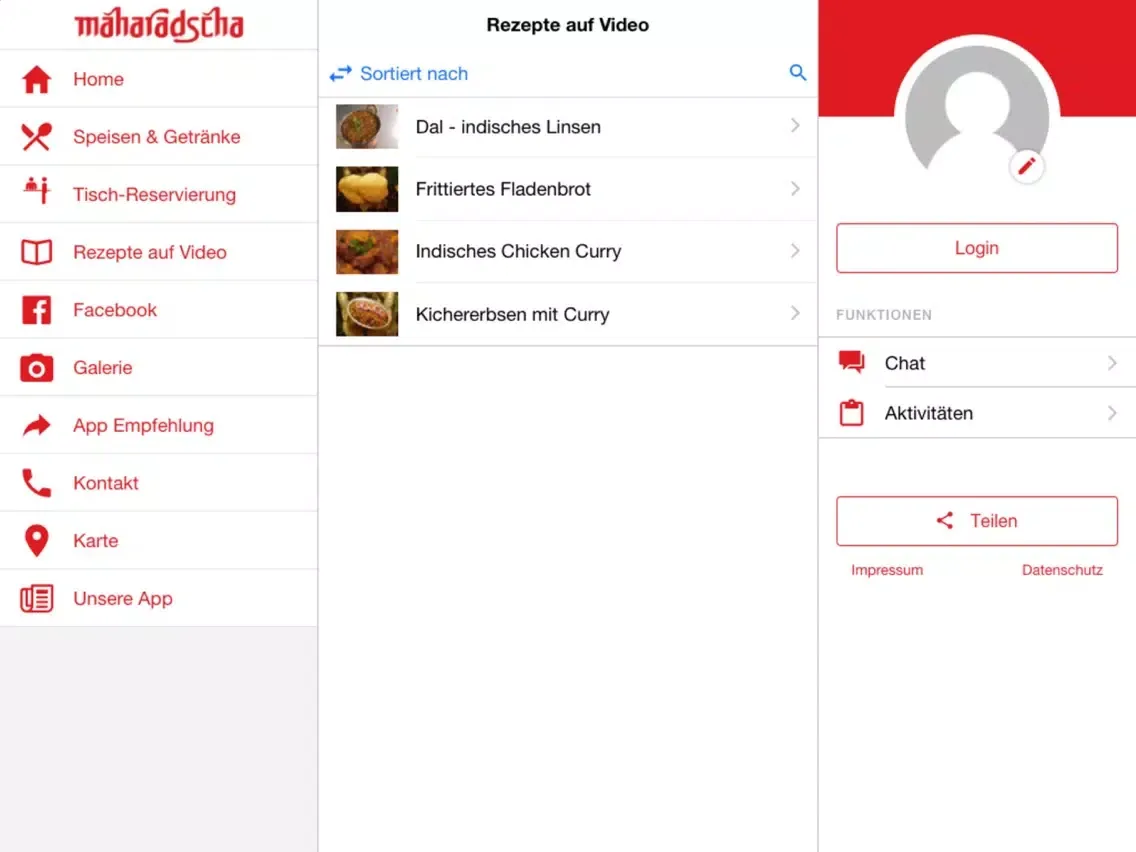 Maharadscha iPad  स्क्रीनशॉट