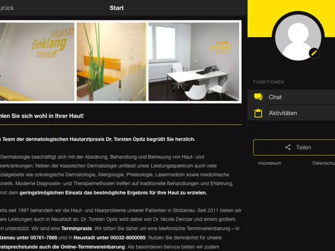 Screenshot di Hautarzt Opitz iPad 