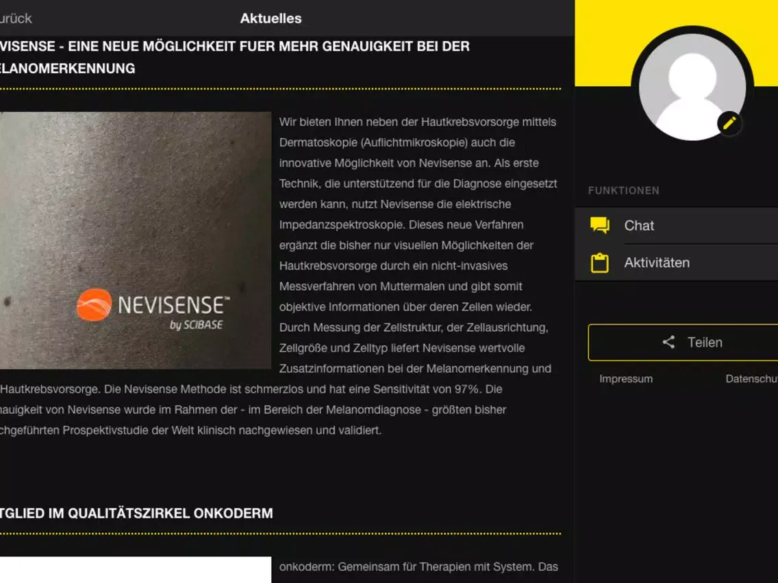 Screenshot di Hautarzt Opitz iPad 