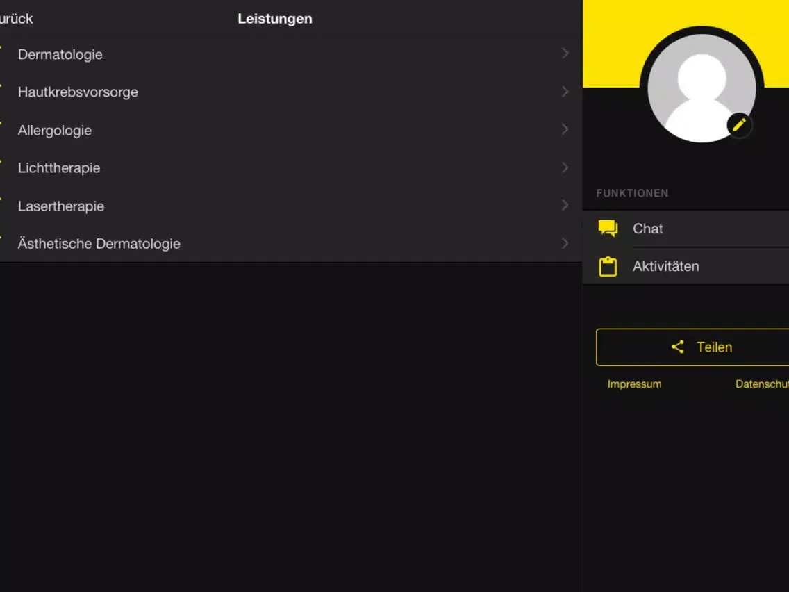 Screenshot di Hautarzt Opitz iPad 