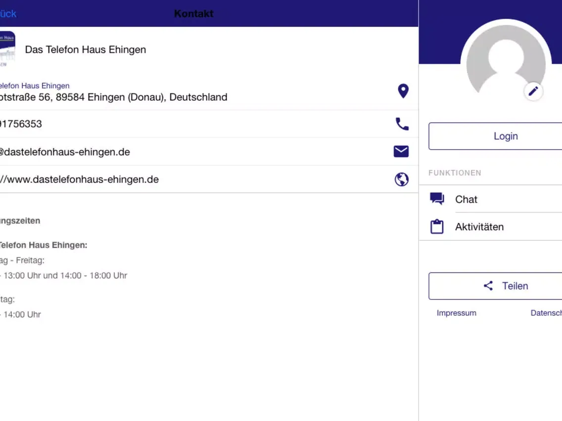 Das Telefon Haus Ehingen iPad  स्क्रीनशॉट