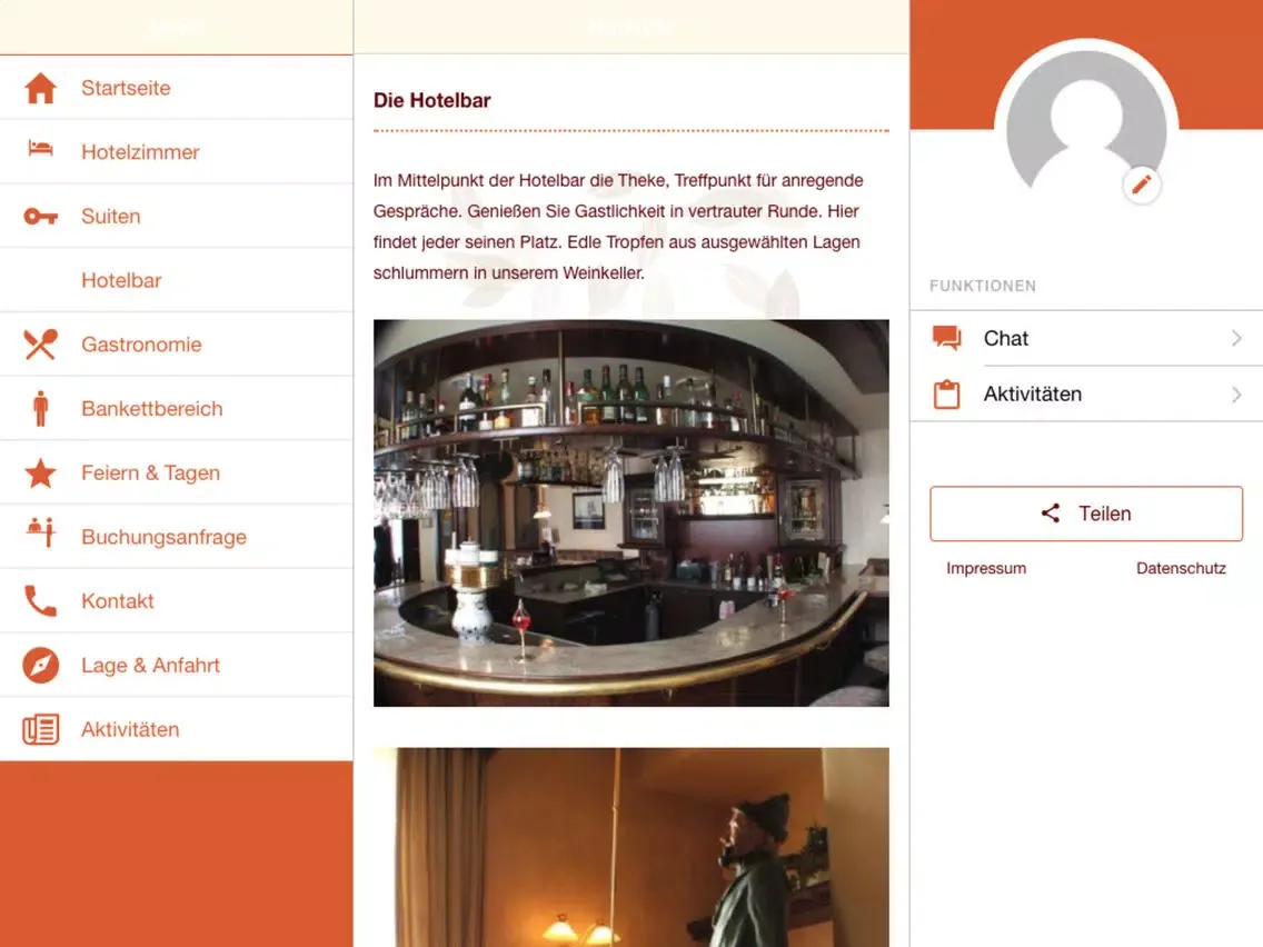 Hotel Kaiser iPad  स्क्रीनशॉट