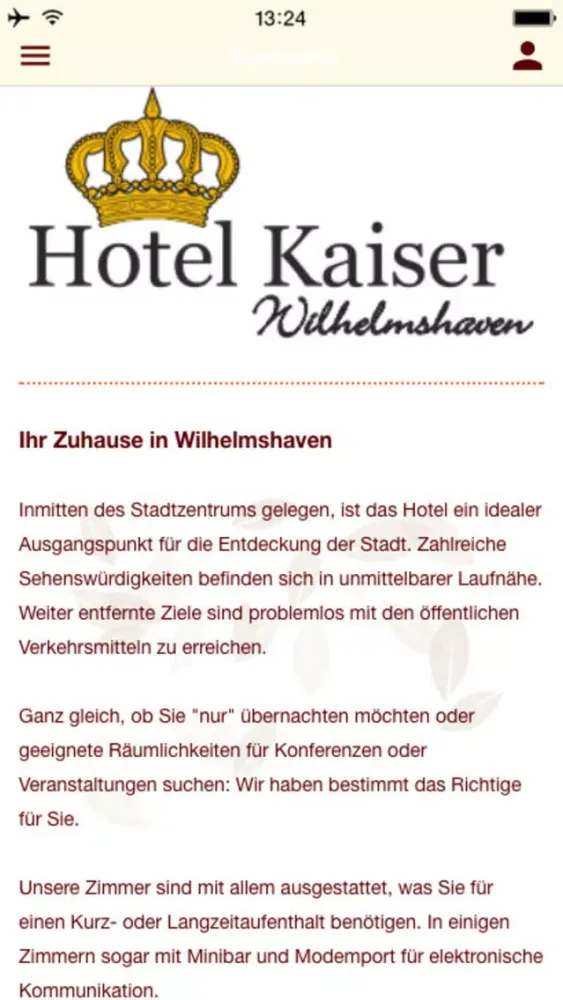 Hotel Kaiser स्क्रीनशॉट