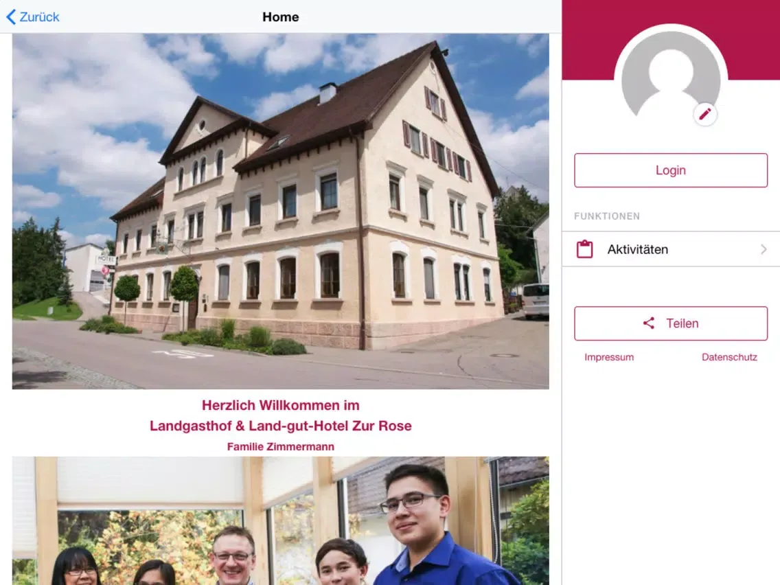 صور Landgasthof Zur Rose iPad 