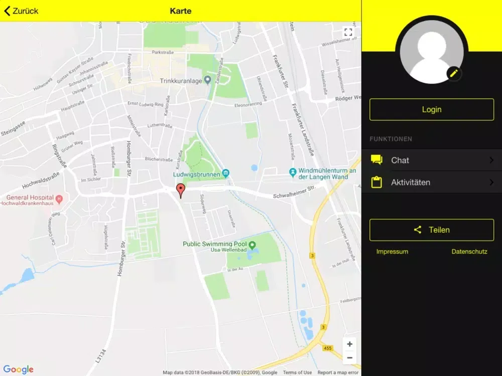 Taxi Bad Nauheim iPad 应用截图