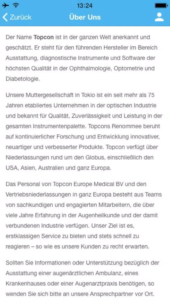 Capturas de pantalla de TOPCON DeutschlandMedical