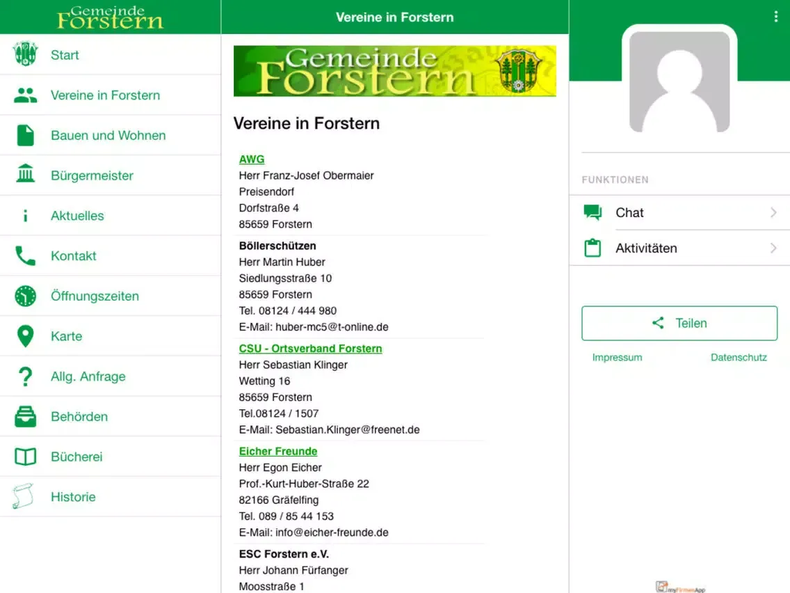 صور Gemeinde Forstern iPad 