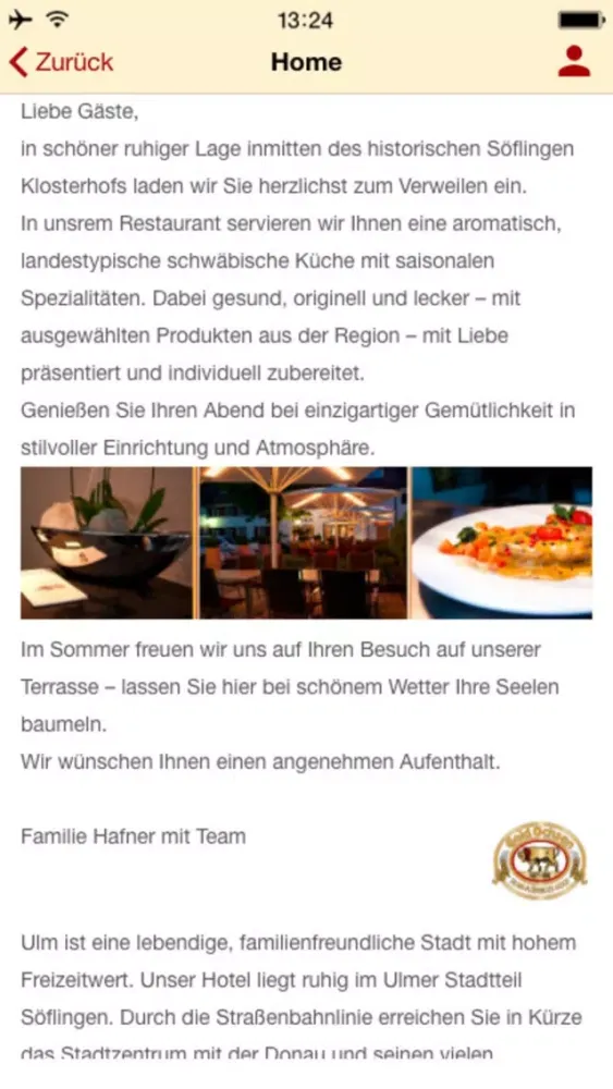 Tangkapan skrin Hotel Restaurant Löwen