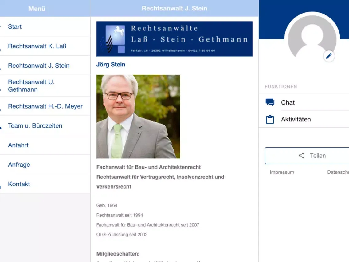 RA Laß - Stein - Gethmann iPad 应用截图