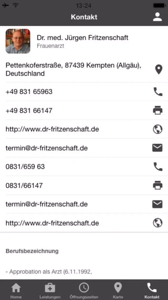 Dr. Fritzenschaft應用截圖