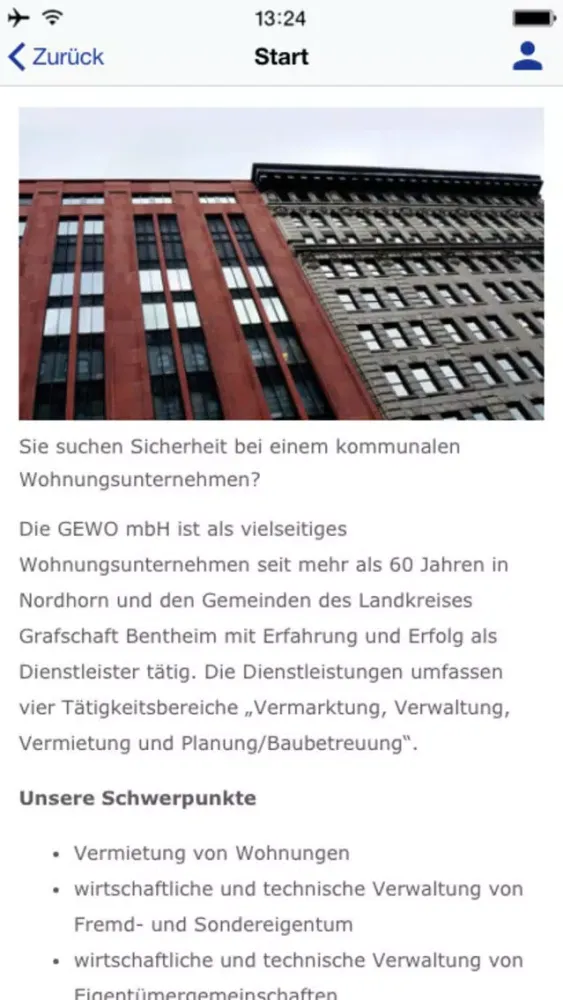 Screenshot di GEWO GmbH