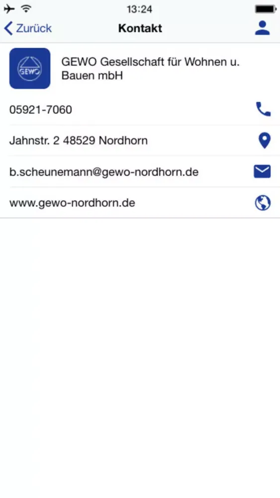 Screenshot di GEWO GmbH