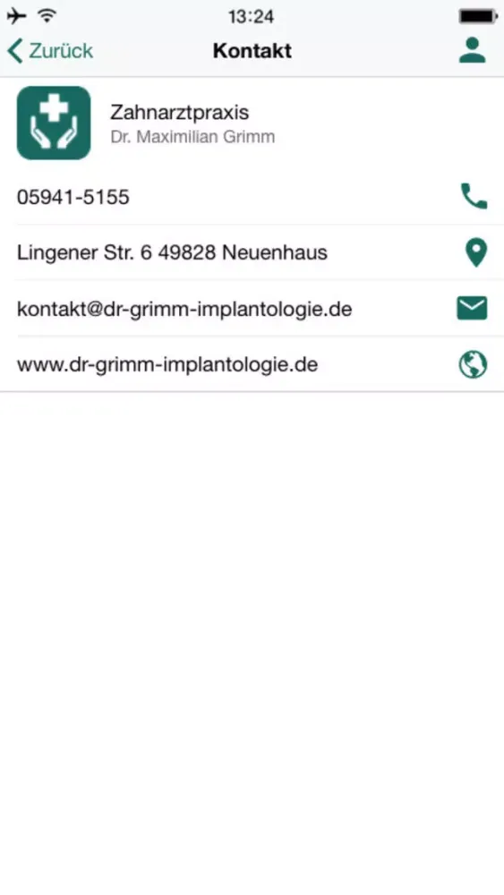Zahnarztpraxis Dr. Grimm 스크린샷