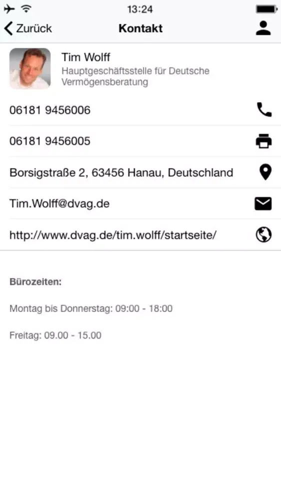 Tim Wolff Vermögensberatung Screenshots