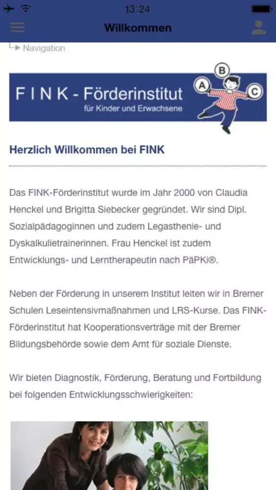 FINK-Förderinstitut স্ক্রিনশট