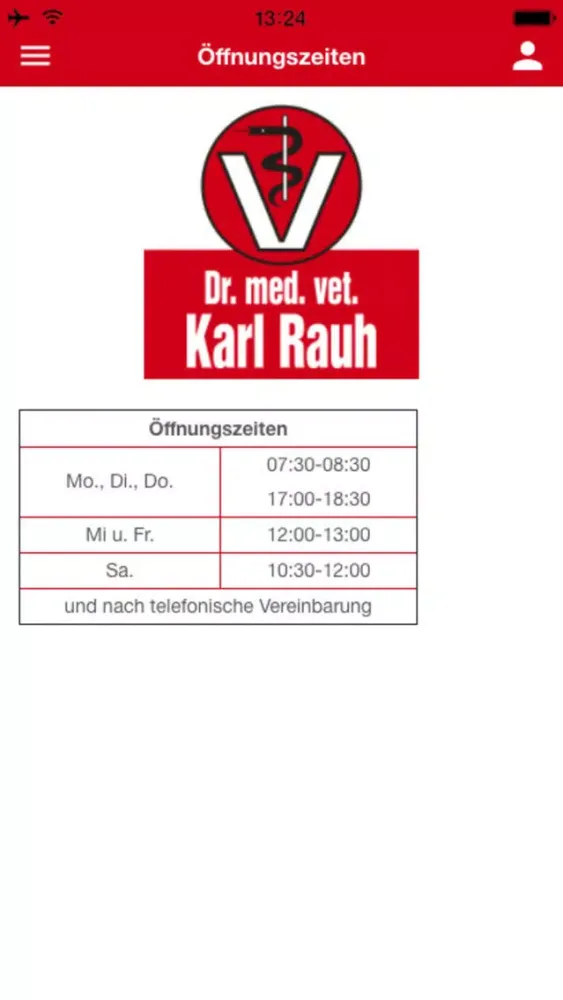 Ảnh chụp màn hình của Dr. med. vet. Karl Rauh