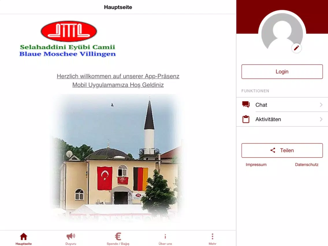 DITIB Villingen iPad  Screenshots