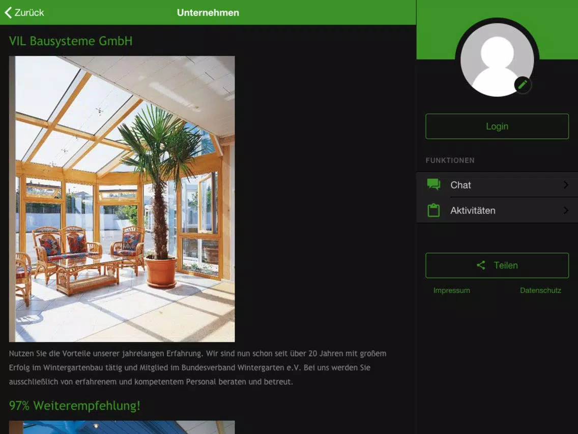VIL Bausysteme GmbH iPad  Screenshots