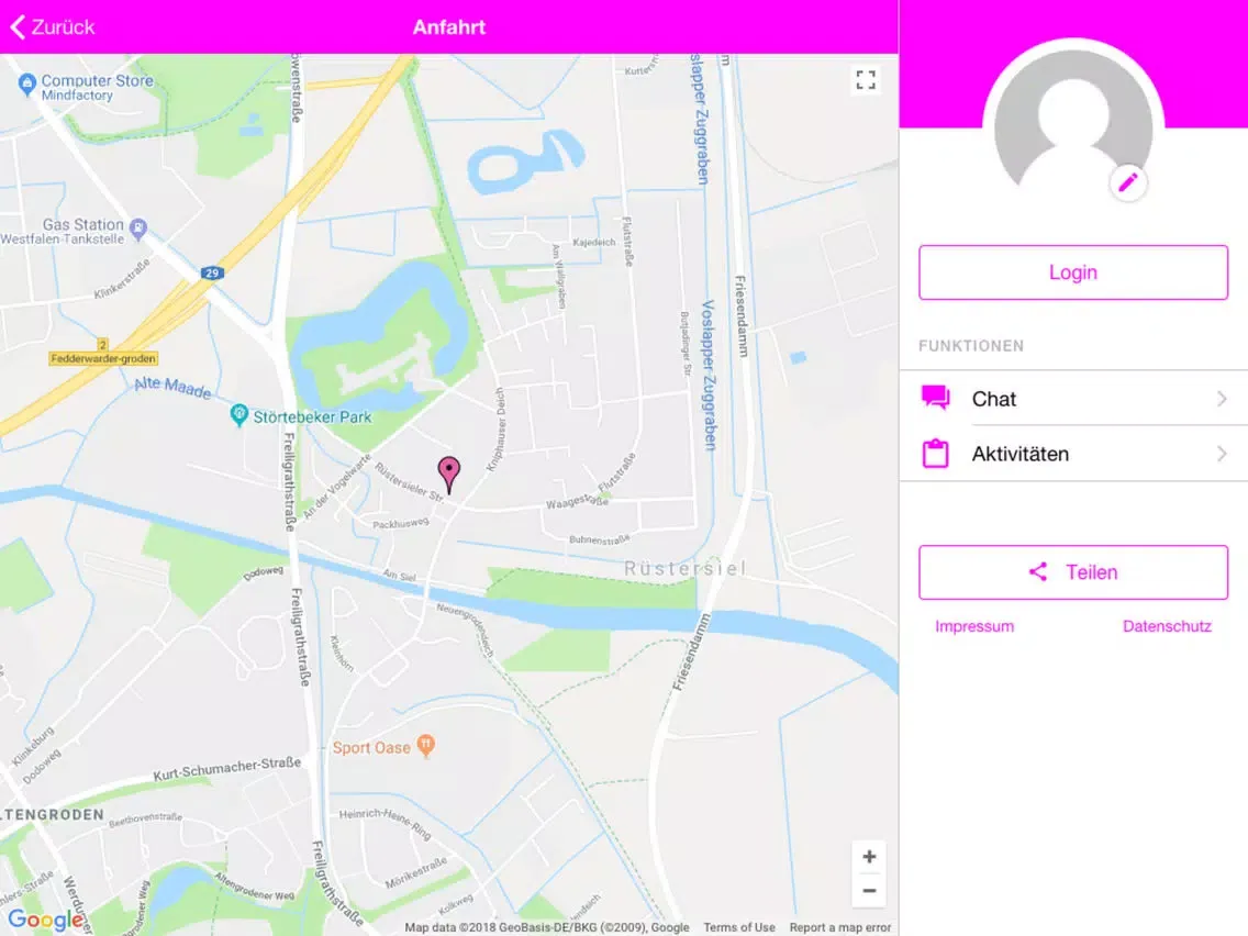 Pflegedienst Rüstersiel iPad 應用截圖