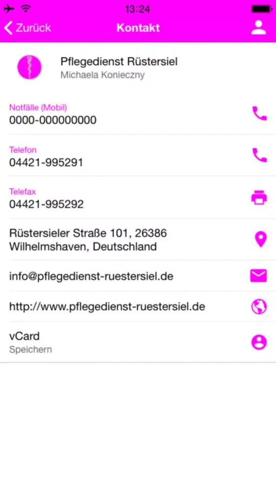 Pflegedienst Rüstersiel應用截圖