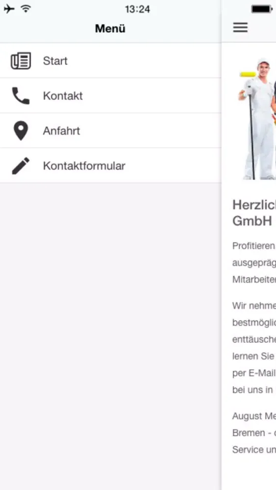 Zrzuty ekranu August Meyer GmbH