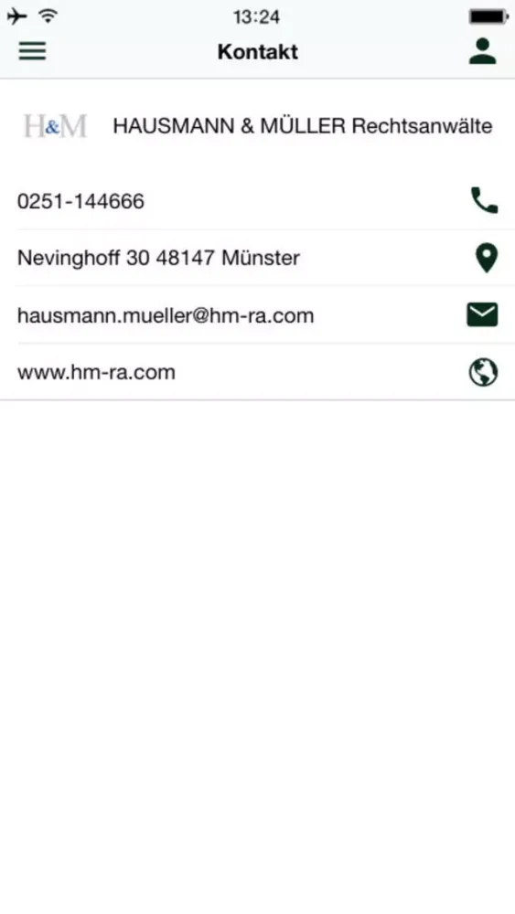 Screenshot di H&M Rechtsanwälte