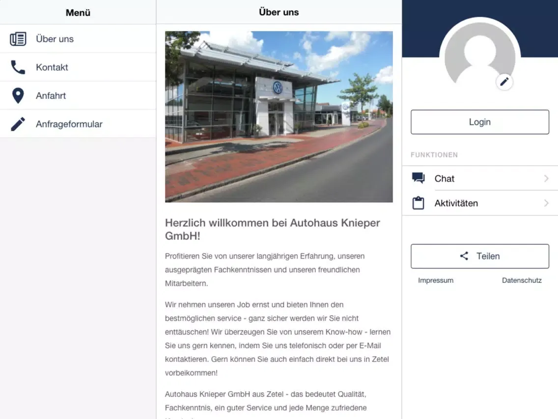 Autohaus Knieper GmbH iPad  Ekran Görüntüleri