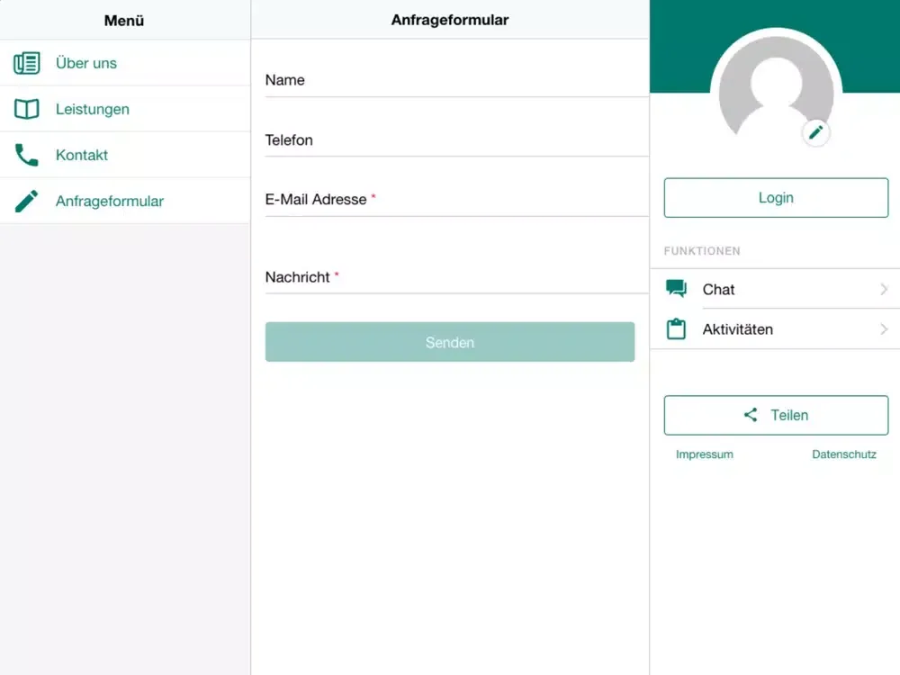 Dr. Jessica Tietje Zahnärztin iPad  Screenshots
