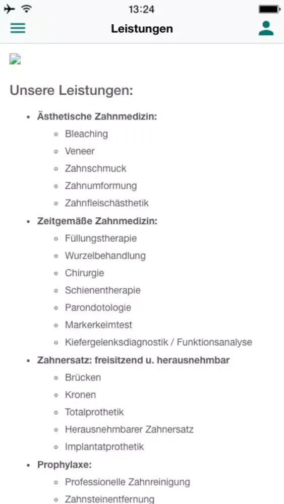 Dr. Jessica Tietje Zahnärztin Screenshots