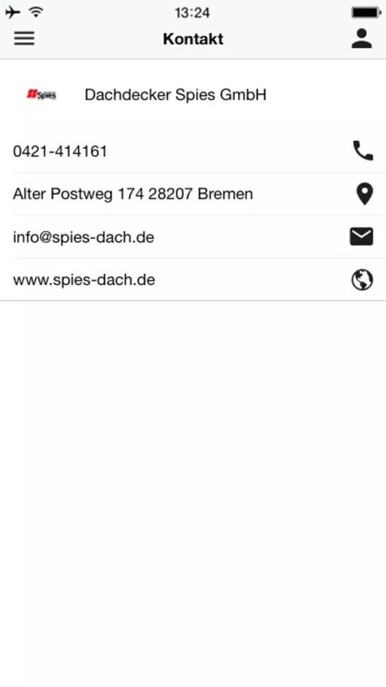 ภาพหน้าจอของ Dachdecker Spies GmbH