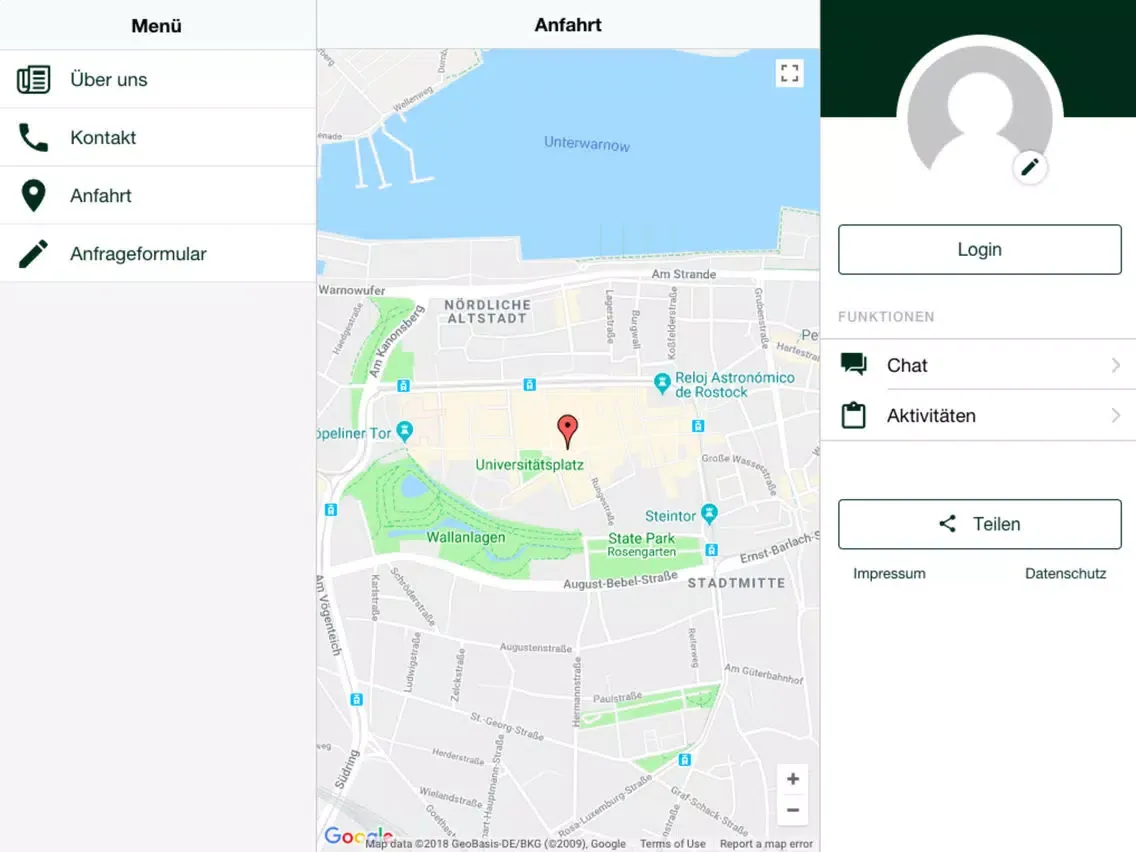 Robert Kröger Rechtsanwalt iPad  Ekran Görüntüleri