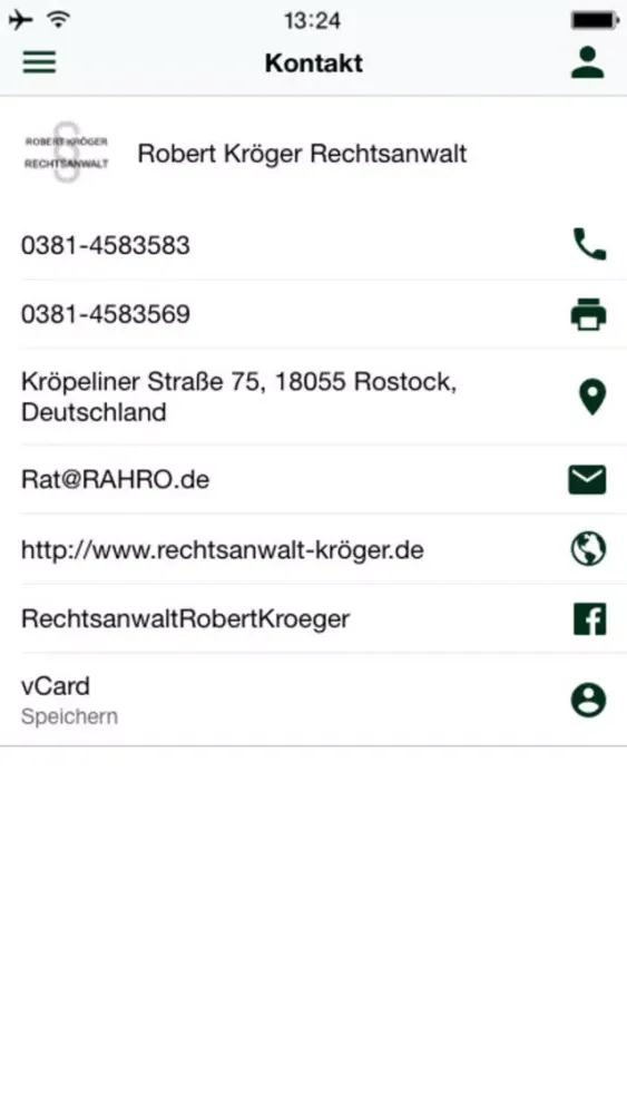 Robert Kröger Rechtsanwalt Ekran Görüntüleri
