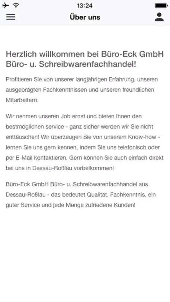 Zrzuty ekranu Büro-Eck GmbH