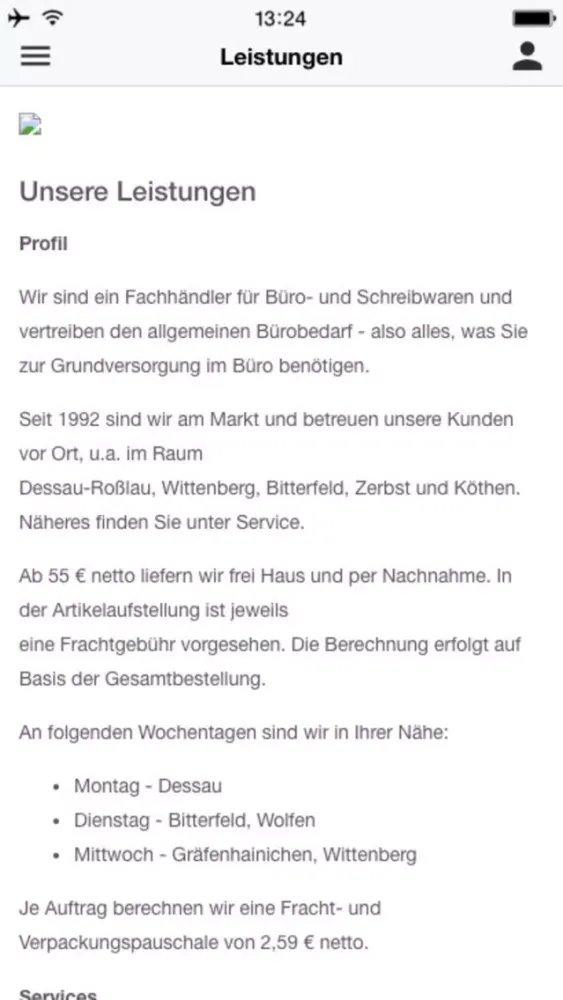 Zrzuty ekranu Büro-Eck GmbH